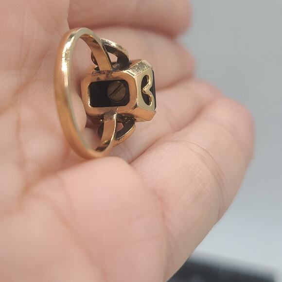 Vintage Masonic Ring 10kt Gold Filled Order Of The Eastern Star Size 6.5 - Picture 10 of 12